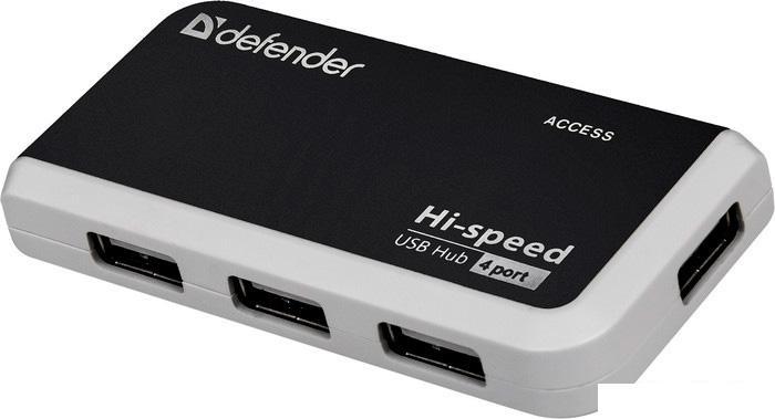USB-хаб Defender Quadro Infix (83504) - фото 2 - id-p219654051