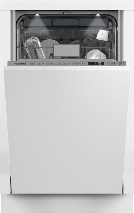 Встраиваемая посудомоечная машина HOTPOINT HIS 2D85 DWT, узкая, ширина 44.8см, полновстраиваемая, загрузка 11 - фото 1 - id-p219631592