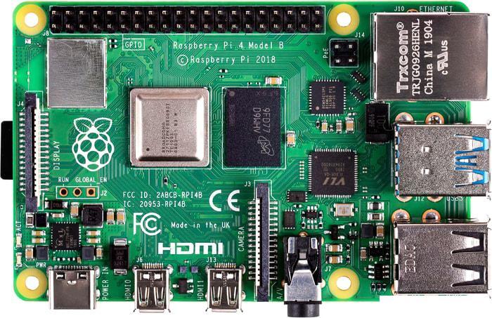 Одноплатный компьютер Raspberry Pi 4 Model B 4GB