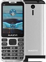 Мобильный телефон Maxvi X10 (серебристый)