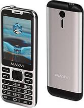 Мобильный телефон Maxvi X10 (серебристый), фото 2