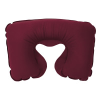 Подушка надувная U-образная (Бордовая) - фото 1 - id-p219620147