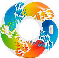 Надувной круг Intex Color Whirl Tube 58202