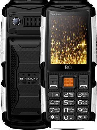 Мобильный телефон BQ-Mobile BQ-2430 Tank Power (черный/серебристый) - фото 1 - id-p219586582
