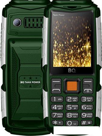 Мобильный телефон BQ-Mobile BQ-2430 Tank Power (зеленый) - фото 1 - id-p219586621