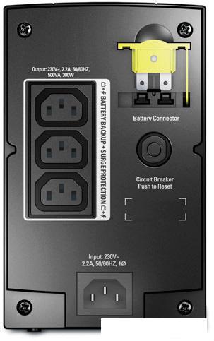 Источник бесперебойного питания APC Back-UPS 500VA (BX500CI) - фото 2 - id-p219631311