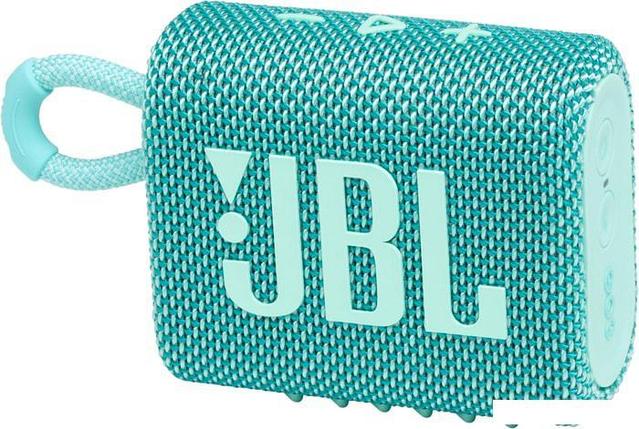 Беспроводная колонка JBL Go 3 (бирюзовый), фото 2