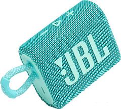 Беспроводная колонка JBL Go 3 (бирюзовый), фото 3