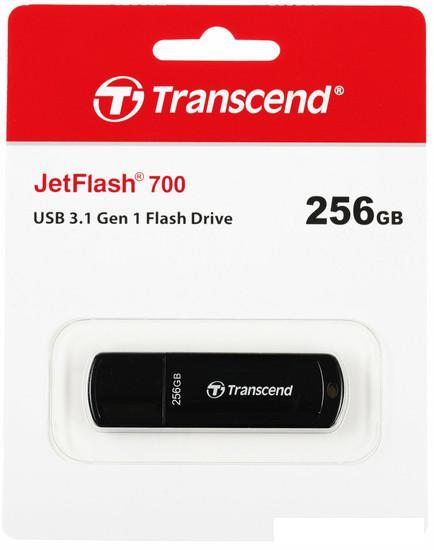 USB Flash Transcend JetFlash 700 256GB - фото 3 - id-p219654844