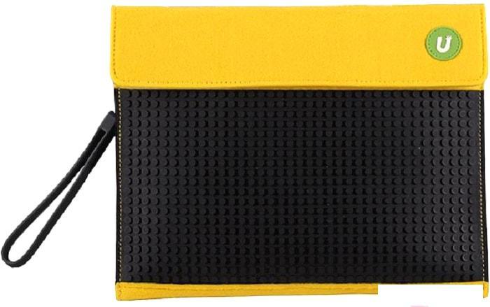 Женская сумка Upixel Soho Envelope Clutch WY-B010 80708 (желтый/черный) - фото 1 - id-p219632320