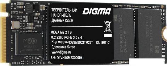 SSD Digma Mega M2 2TB DGSM3002TM23T, фото 3