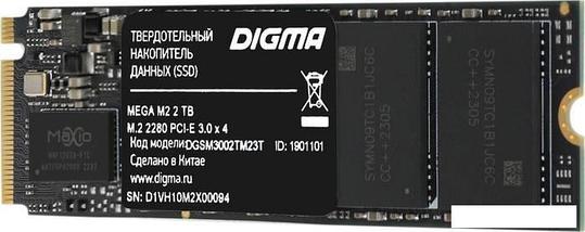SSD Digma Mega M2 2TB DGSM3002TM23T, фото 2