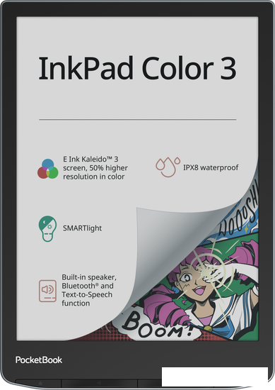 Электронная книга PocketBook 743K3 InkPad Color 3 (черный/серебристый) - фото 7 - id-p219654989