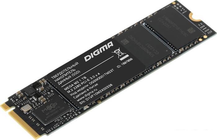 SSD Digma Mega M2 1TB DGSM3001TM23T - фото 2 - id-p219655044