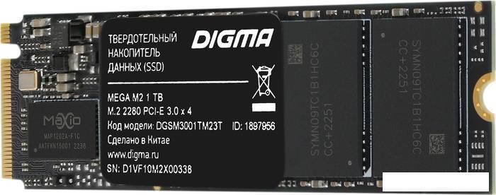 SSD Digma Mega M2 1TB DGSM3001TM23T - фото 4 - id-p219655044