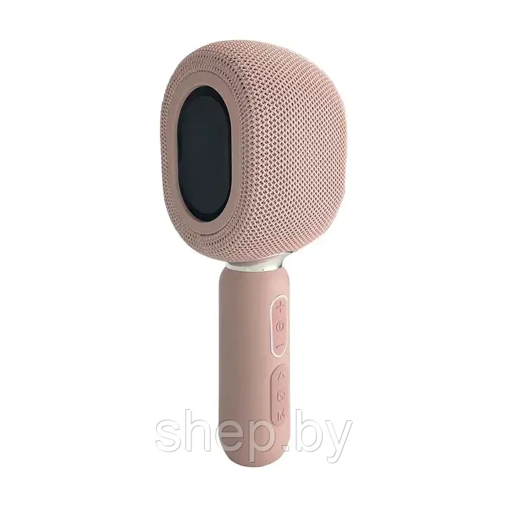 Беспроводной караоке-микрофон с колонкой KMC-500 цвет : розовый , черный - фото 3 - id-p219785425