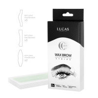 Набор восковых полосок для коррекции бровей Wax Brow Strips CC Brow, 8 шт