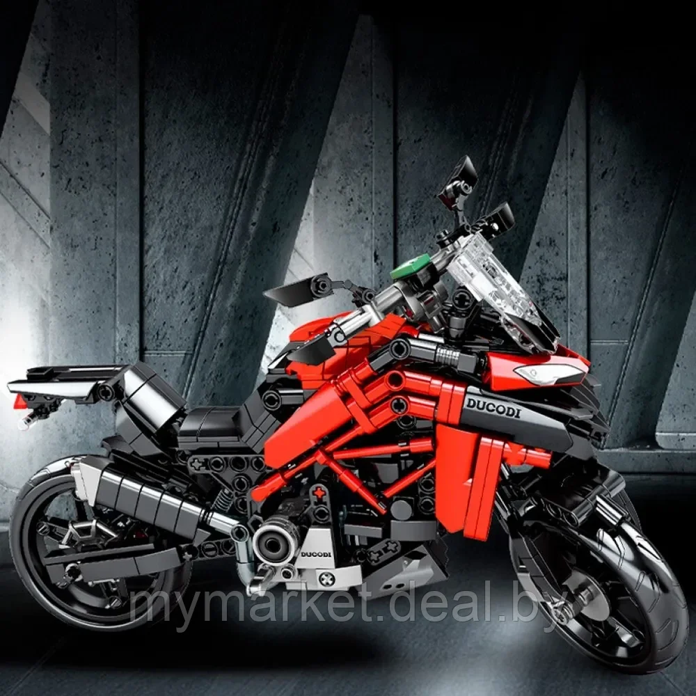 Конструктор для детей Байк Radical Ducati Matador SEMBO 710 деталей - фото 4 - id-p219785589