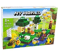 Конструктор Майнкрафт My World: Пчелиная ферма 238 деталей KSZ 1016