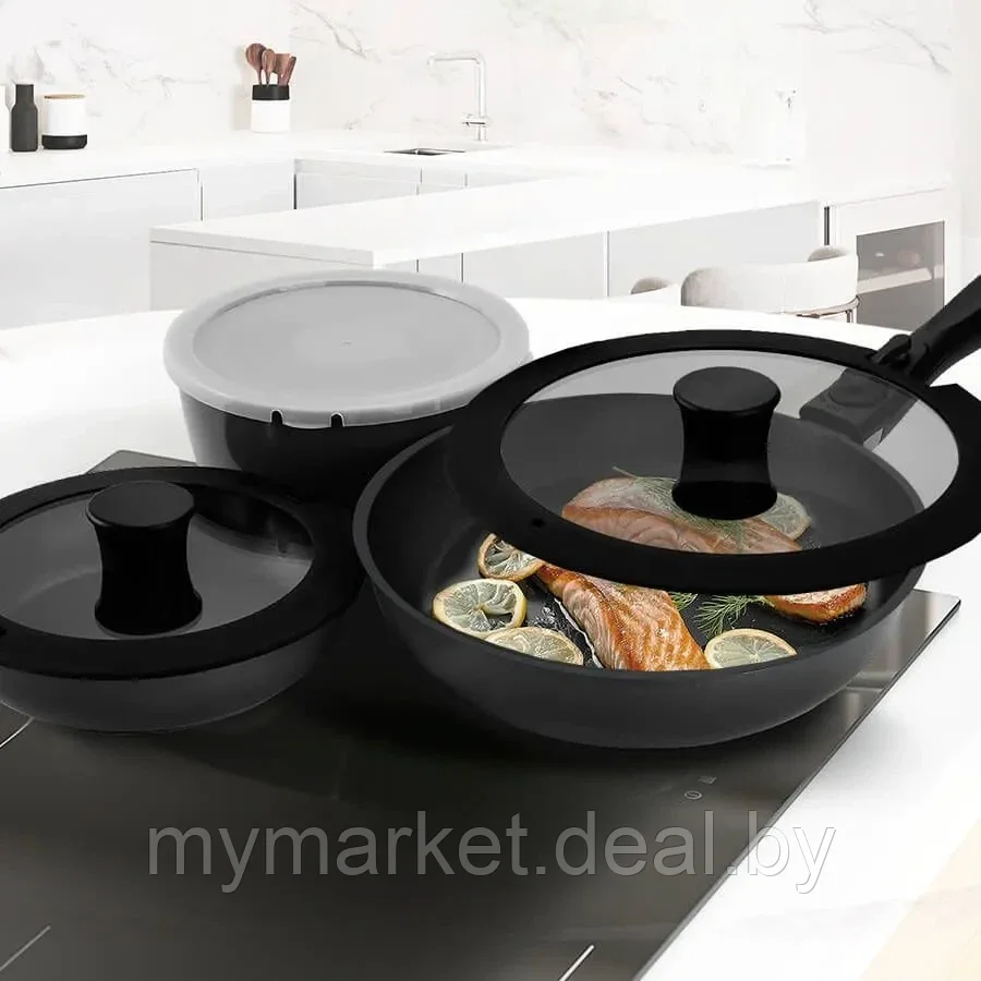Набор сковород с ковшом Maestro MR-4800-7 7 предметов - фото 6 - id-p219785620