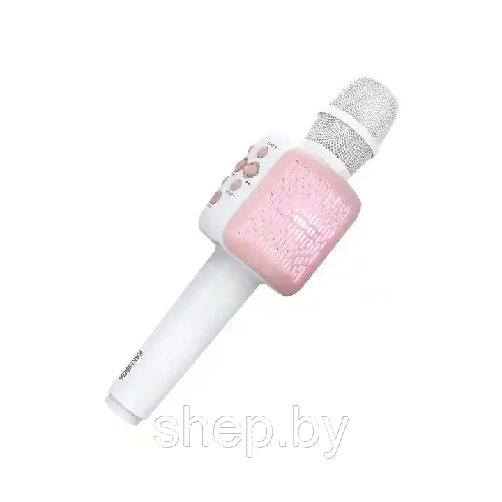 Беспроводной караоке-микрофон с колонкой KAKUSIGA KSC-700 цвет : розовый , голубой - фото 5 - id-p219785926