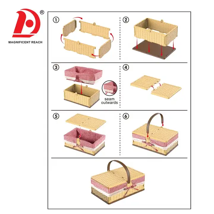 Игровой набор Набор пикник мини-корзина для фруктов, игровой набор для девочек, 103 предмета арт.8949 - фото 4 - id-p219785937