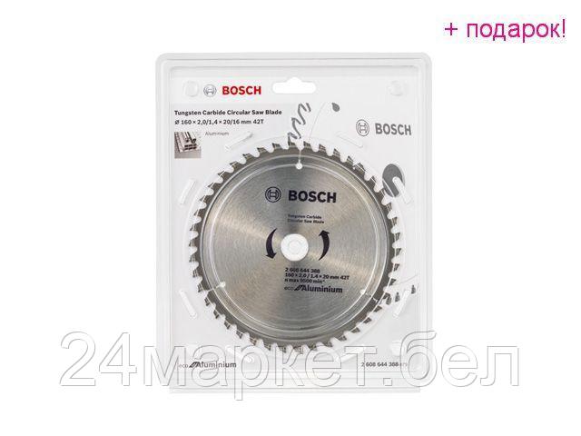 BOSCH Китай Диск пильный 160х20 мм 42 зуб. универсальный ECO ALUMINIUM BOSCH (твердоспл. зуб)