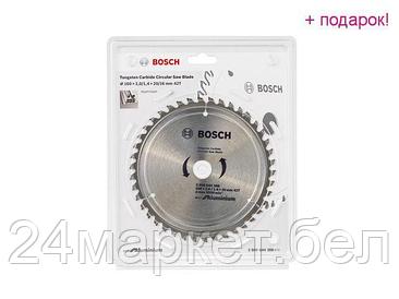 BOSCH Китай Диск пильный 160х20 мм 42 зуб. универсальный ECO ALUMINIUM BOSCH (твердоспл. зуб)