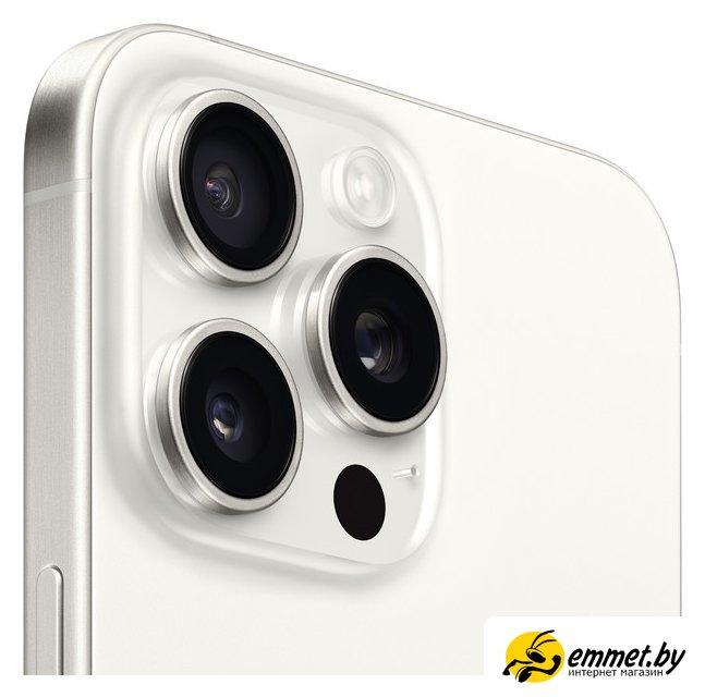 Смартфон Apple iPhone 15 Pro Max 1TB (белый титан) - фото 4 - id-p219785858