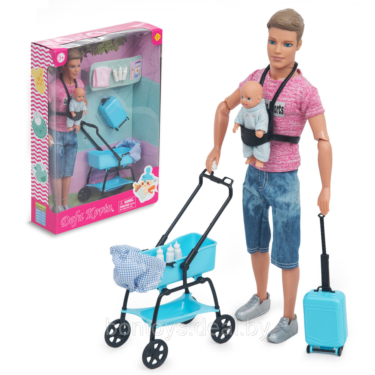 Кукла Кен с ребенком