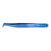 Пинцет для наращивания ресниц TimBale ZD-27 (Blue)