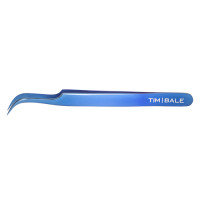 Пинцет для наращивания ресниц TimBale ZD-06 (Blue)