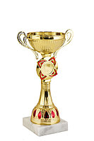 Кубок "Джин" на мраморной подставке , высота 21 см, чаша 8 см арт.408-210-80