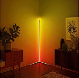 Светодиодный напольный светильник RGB 125 см (угловой торшер)