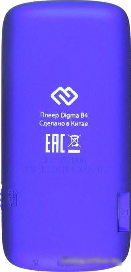 MP3 плеер Digma B4 8GB (синий) - фото 3 - id-p219787191