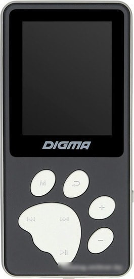 MP3 плеер Digma S4 8GB (серый/серебристый) - фото 2 - id-p219787193