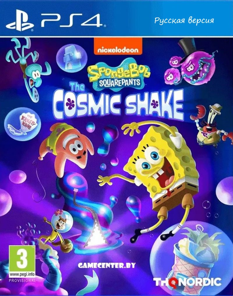 SpongeBob SquarePants: The Cosmic Shake для PS4 !!! Доставка по Минску в день заказа !!! - фото 1 - id-p219788070