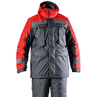 Куртка Драйв утепленная зимняя (цвет серый с красным), фото 5