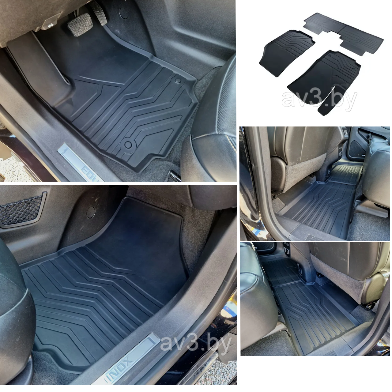 Коврики в салон Chevrolet Equinox USA 2017-2023 (SRTK 3D-форма PREMIUM) - фото 1 - id-p207969410