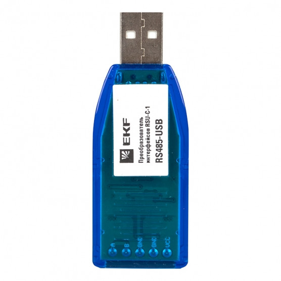 Преобразователь интерфейсов RSU-C-1 RS485-USB EKF PROxima - фото 5 - id-p219788687