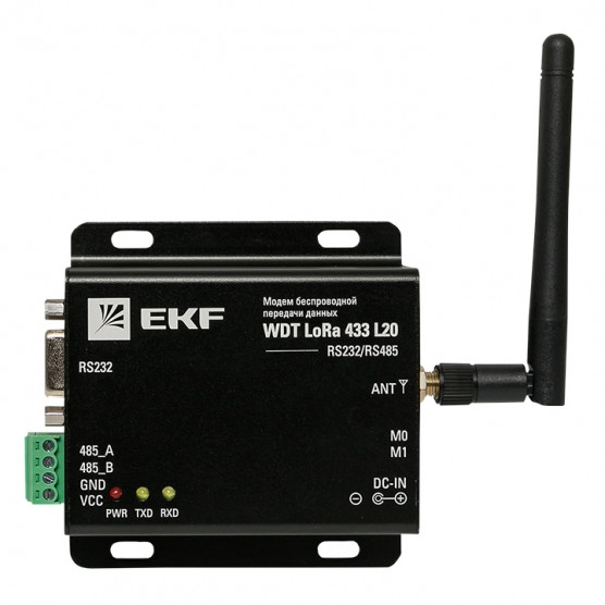 Модем беспроводной передачи данных WDT LoRa 433 L20 EKF PROxima - фото 4 - id-p219789265