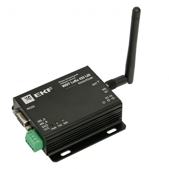 Модем беспроводной передачи данных WDT LoRa 433 L20 EKF PROxima - фото 8 - id-p219789265