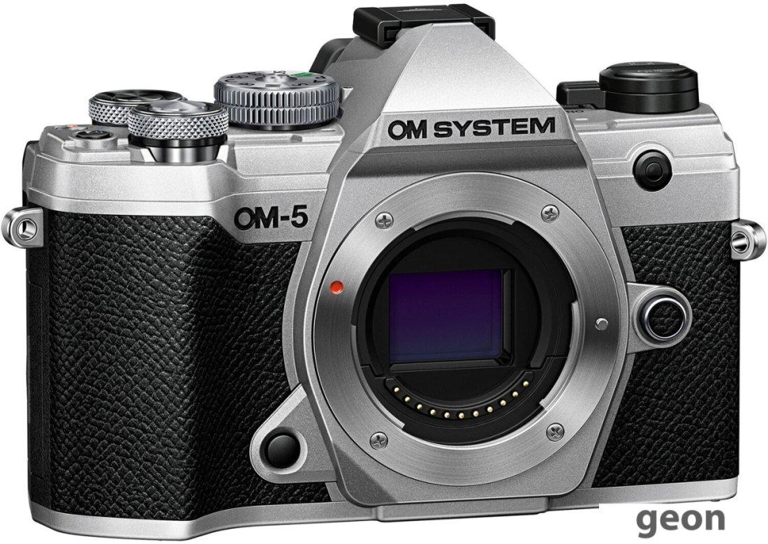 Беззеркальный фотоаппарат Olympus OM-5 Body (серебристый) - фото 1 - id-p219783424