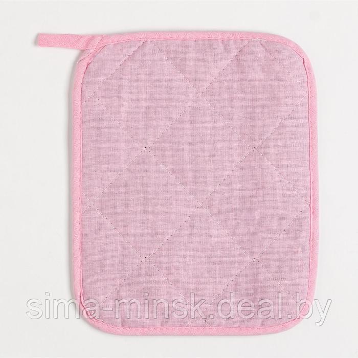 Набор подарочный LOVE PINK прихватка-карман, полотенце, лопатка - фото 7 - id-p219790243