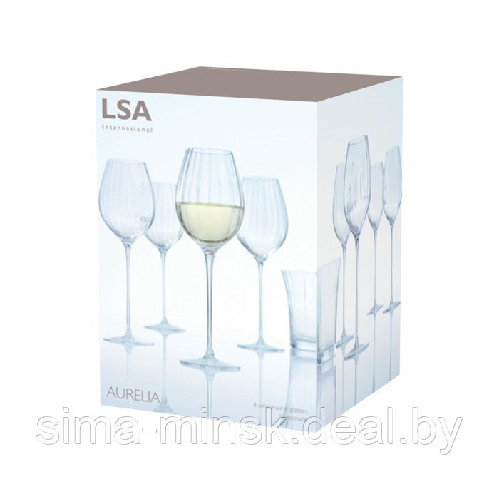 Набор из 4 бокалов для белого вина Aurelia, 430 мл - фото 8 - id-p219790167