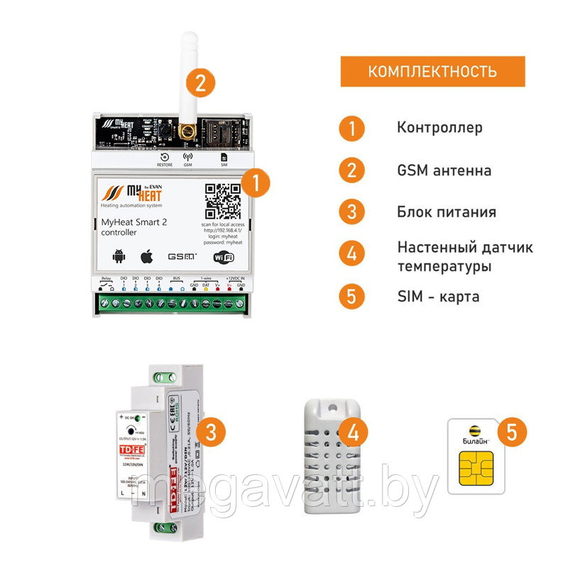 Контроллер MyHeat Smart 2 - фото 4 - id-p219791309