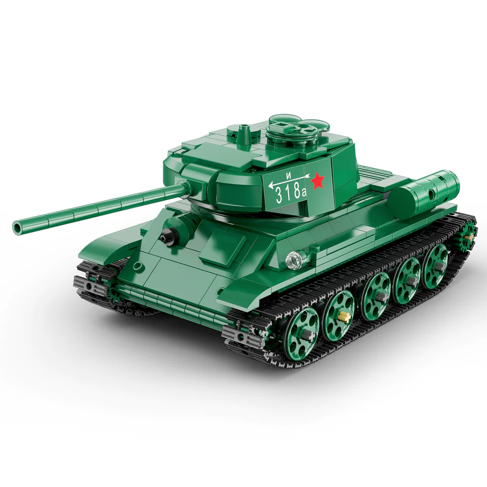 Радиоуправляемый конструктор CaDA MASTER Советский танк Т-34 1/35 (722 детали) C61072W - фото 1 - id-p219791156