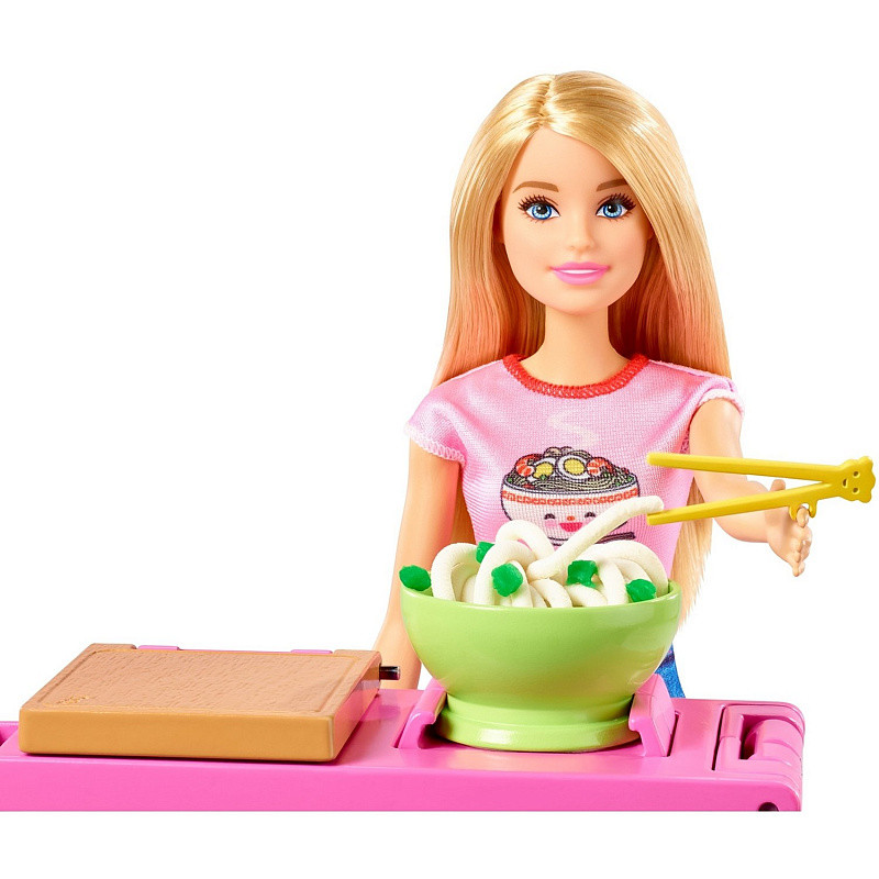 Планета Игрушек Игровой набор Barbie Лапшичная GHK43 - фото 2 - id-p219790573