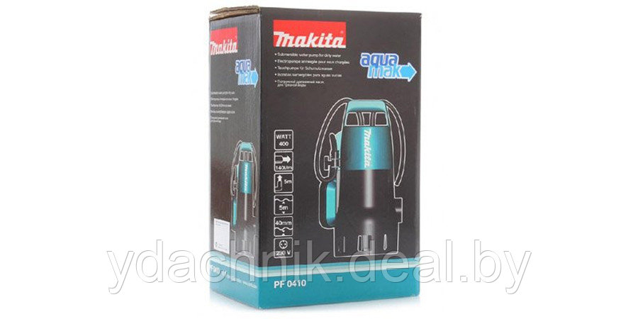 Насос погружной для слабозагрязненной воды MAKITA PF 0410 - фото 4 - id-p219784940