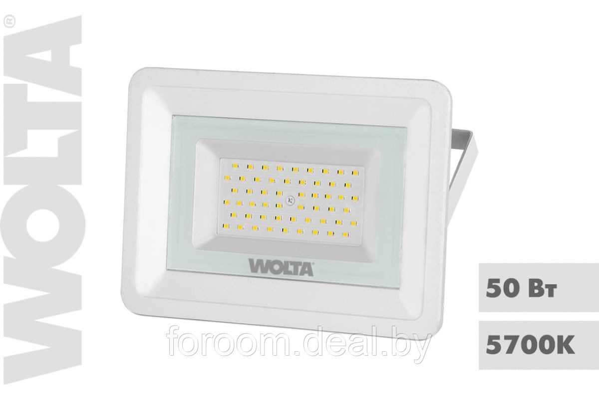Прожектор WOLTA WFL-50W/06W LED 5700K 50Вт SMD IP65 4500Лм, белый - фото 2 - id-p219788339